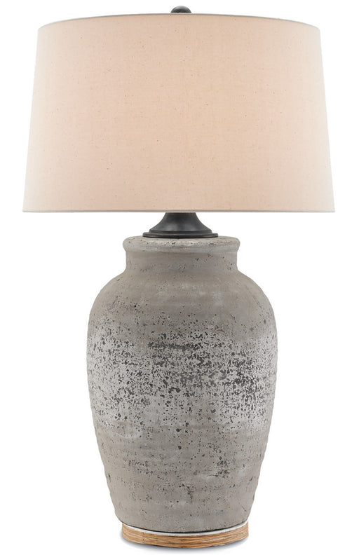 Currey and Company - 6000-0149 - One Light Table Lamp - Quest - Rustic Gray/Aged Black