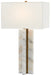 Currey and Company - 6000-0250 - One Light Table Lamp - Marble/Antique Brass