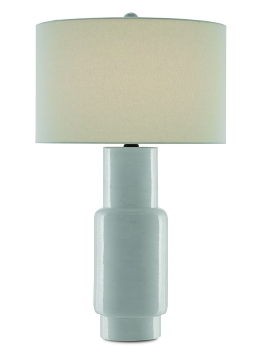 Currey and Company - 6000-0300 - One Light Table Lamp - White/Satin Black