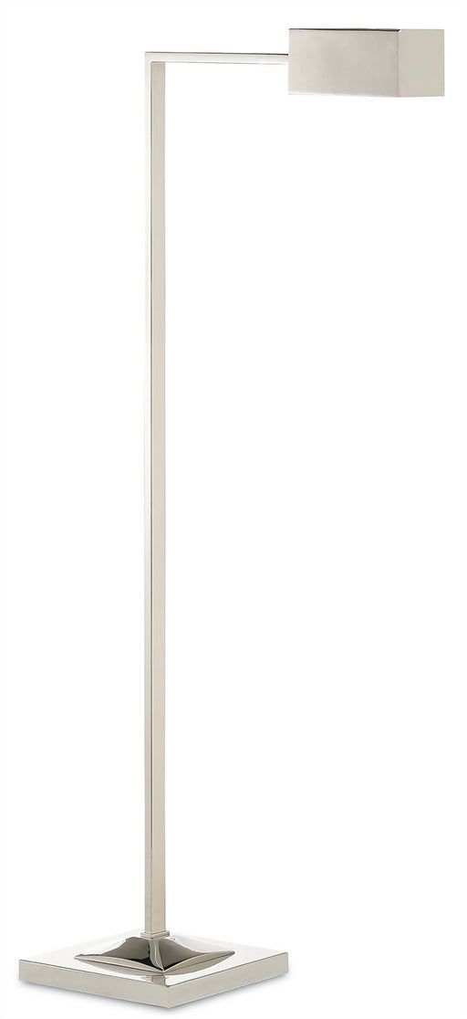 Currey and Company - 8000-0026 - One Light Floor Lamp - Polished Nickel