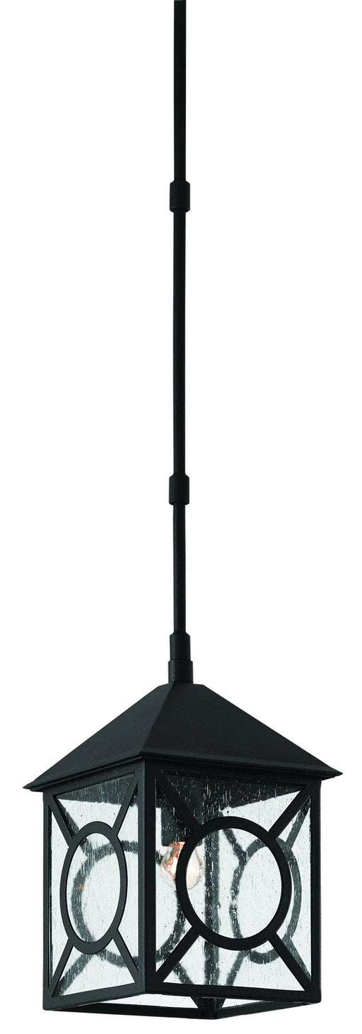 Currey and Company - 9500-0007 - One Light Outdoor Lantern - Midnight