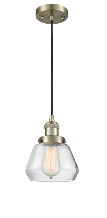 Innovations - 201C-AB-G172 - One Light Mini Pendant - Franklin Restoration - Antique Brass