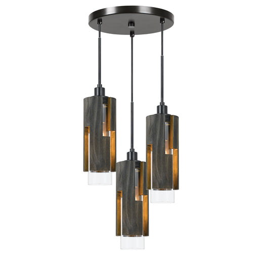 Cal Lighting - FX-3641-3 - Three Light Chandelier - Wood