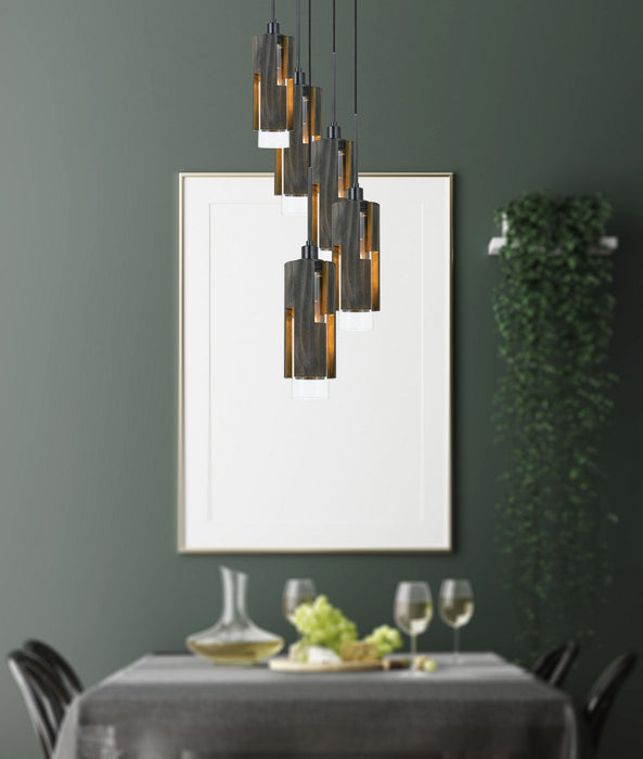 Five Light Chandelier-Mini Pendants-Cal Lighting-Lighting Design Store