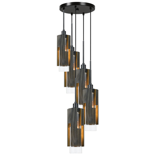 Cal Lighting - FX-3641-5 - Five Light Chandelier - Wood