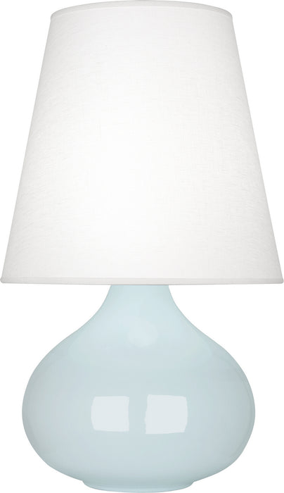 Robert Abbey - BB93 - One Light Accent Lamp - June - Baby Blue Glazed Ceramic