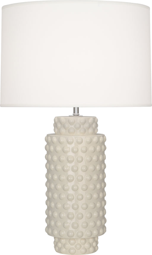 Robert Abbey - BN800 - One Light Table Lamp - Dolly - Bone Glazed Textured Ceramic