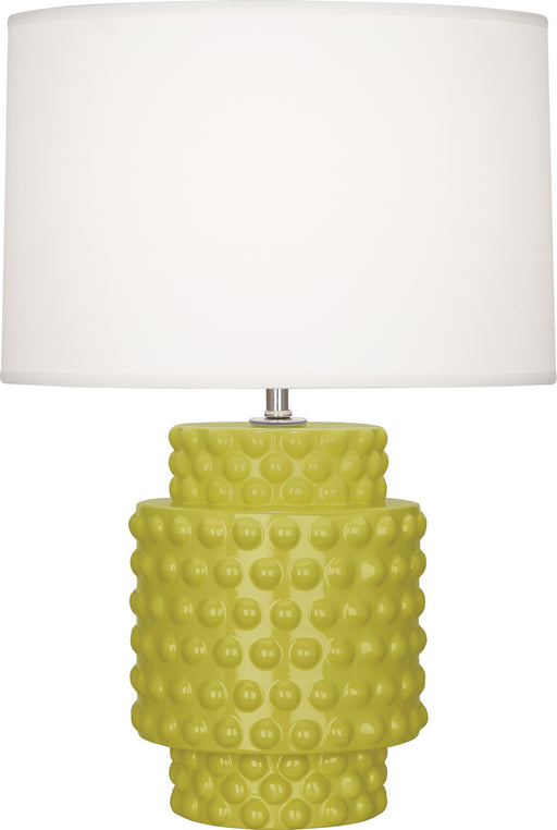 Robert Abbey - CI801 - One Light Accent Lamp - Dolly - Citron Glazed Textured Ceramic