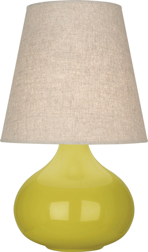 Robert Abbey - CI91 - One Light Accent Lamp - June - Citron Glazed Ceramic