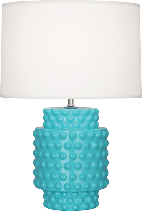 Robert Abbey - EB801 - One Light Accent Lamp - Dolly - Egg Blue Glazed Textured Ceramic