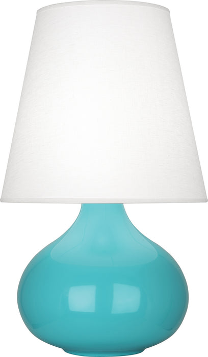 Robert Abbey - EB93 - One Light Accent Lamp - June - Egg Blue Glazed Ceramic