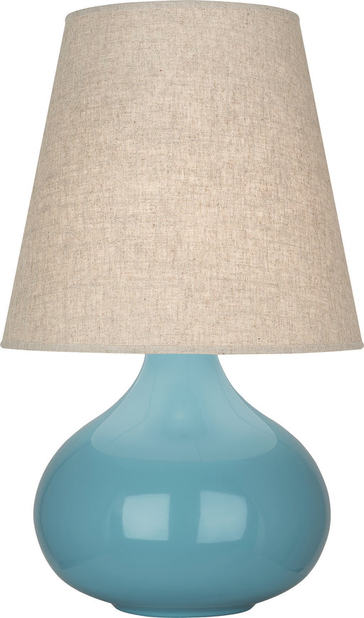 Robert Abbey - OB91 - One Light Accent Lamp - June - Steel Blue Glazed Ceramic