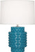 Robert Abbey - PC801 - One Light Accent Lamp - Dolly - Peacock Glazed Textured Ceramic