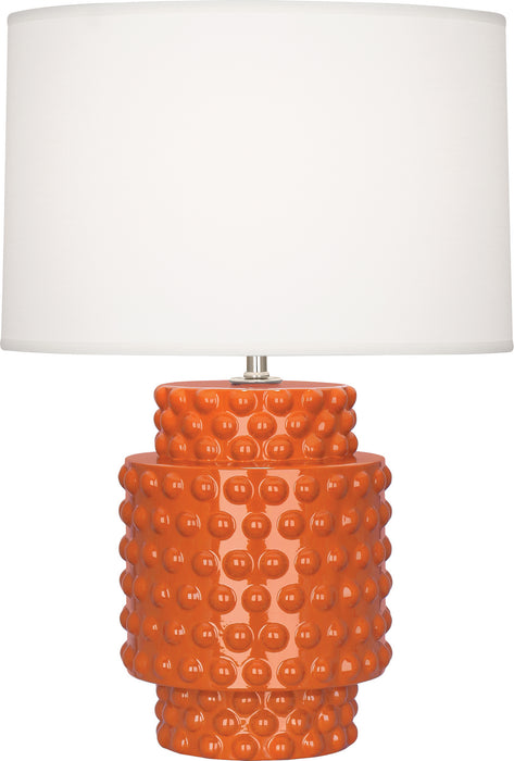 Robert Abbey - PM801 - One Light Accent Lamp - Dolly - Pumpkin Glazed Textured Ceramic