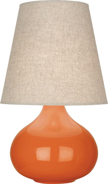 Robert Abbey - PM91 - One Light Accent Lamp - June - Pumpkin Glazed Ceramic