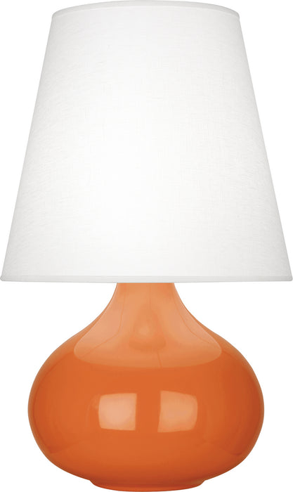 Robert Abbey - PM93 - One Light Accent Lamp - June - Pumpkin Glazed Ceramic