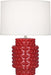 Robert Abbey - RR801 - One Light Accent Lamp - Dolly - Ruby Red Glazed Textured Ceramic