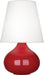 Robert Abbey - RR93 - One Light Accent Lamp - June - Ruby Red Glazed Ceramic