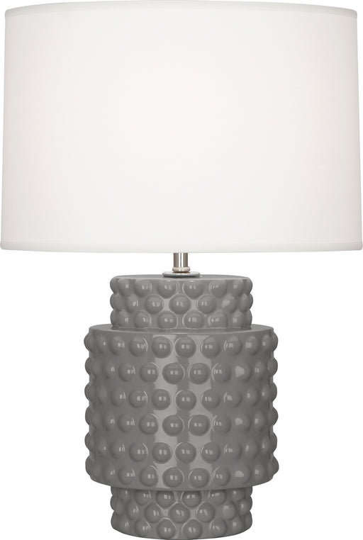 Robert Abbey - ST801 - One Light Accent Lamp - Dolly - Smoky Taupe Glazed Textured Ceramic