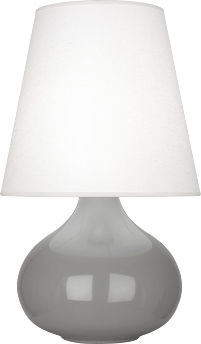 Robert Abbey - ST93 - One Light Accent Lamp - June - Smoky Taupe Glazed Ceramic