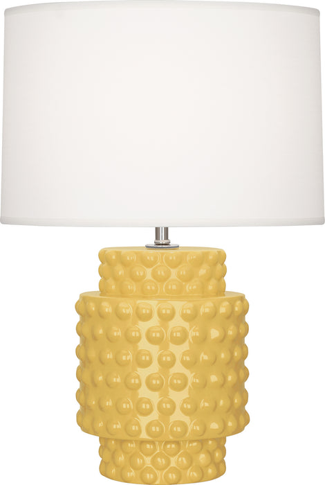 Robert Abbey - SU801 - One Light Accent Lamp - Dolly - Sunset Yellow Glazed Textured Ceramic