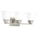 Progress Lighting - P300160-009 - Three Light Bath - Clifton Heights - Brushed Nickel