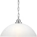 Progress Lighting - P500149-009 - One Light Pendant - Classic Dome Pendant - Brushed Nickel