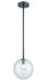 DVI Lighting - DVP27010GR-CL - One Light Pendant - Courcelette - Graphite with Clear Glass