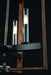 DVI Lighting - DVP30248GR+IW-CL - Four Light Foyer Pendant - Blairmore - Ironwood on Metal and Graphite