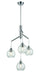 DVI Lighting - DVP34724CH-CL - Four Light Chandelier - Andromeda - Chrome with Clear Glass