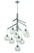 DVI Lighting - DVP34749CH-CL - Nine Light Foyer Pendant - Andromeda - Chrome with Clear Glass