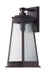 Maxim - 3044RPOLB - One Light Outdoor Wall Lantern - Schooner - Olde Brass