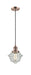 Innovations - 201C-AC-G534 - One Light Mini Pendant - Franklin Restoration - Antique Copper