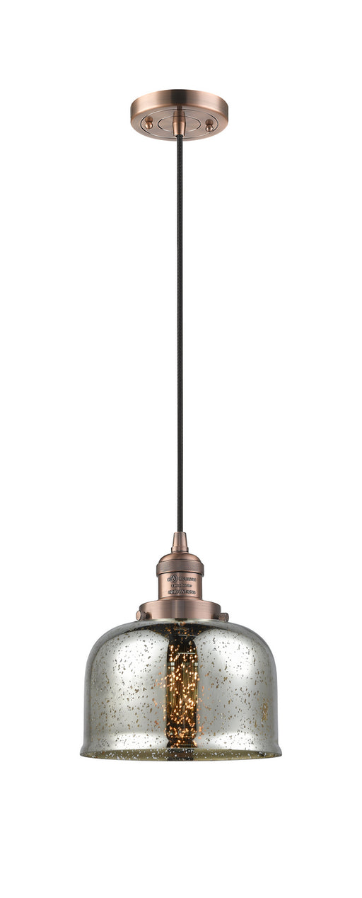 Innovations - 201C-AC-G78 - One Light Mini Pendant - Franklin Restoration - Antique Copper