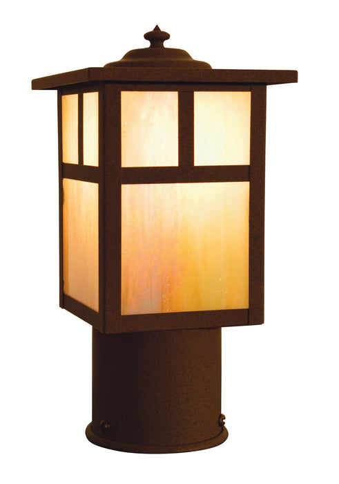 Arroyo - MP-5TGW-RB - One Light Post Mount - Mission - Rustic Brown
