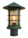 Arroyo - NP-9CS-VP - One Light Post Mount - Newport - Verdigris Patina