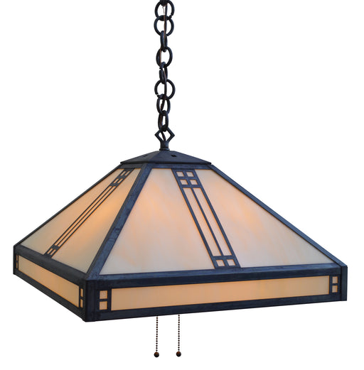 Arroyo - PH-18OF-MB - Four Light Pendant - Prairie - Mission Brown