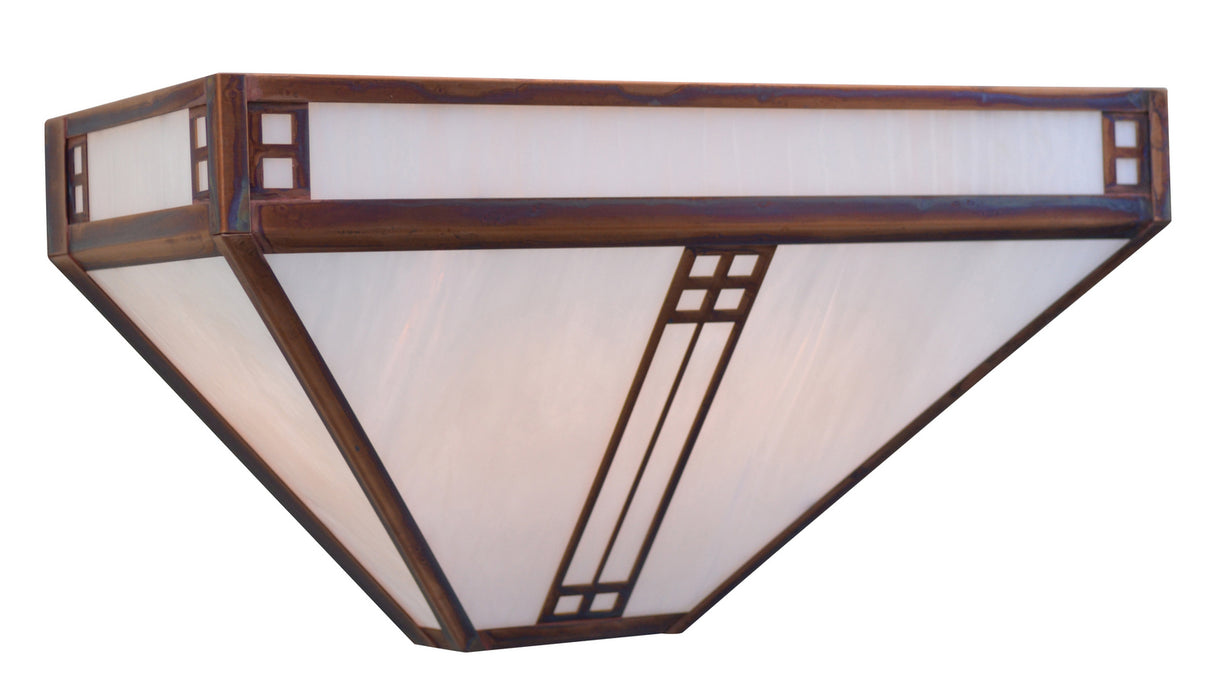 Arroyo - PS-15WO-RC - Two Light Wall Sconce - Prairie - Raw Copper