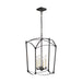 Generation Lighting - F3322/4SMS - Four Light Chandelier - Thayer - Smith Steel
