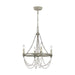 Generation Lighting - F3331/4FWO/DWW - Four Light Chandelier - Beverly - French Washed Oak / Distressed White Wood