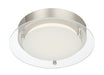Designers Fountain - LED1274-PN - LED Flushmount - Deco Edge - Polished Nickel
