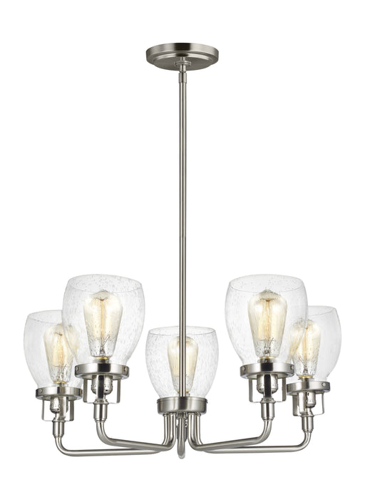 Generation Lighting - 3214505-962 - Five Light Chandelier - Belton - Brushed Nickel