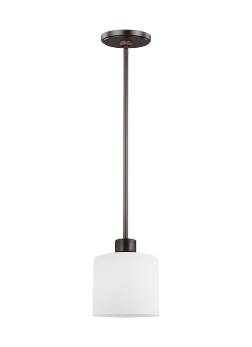Generation Lighting - 6128801EN3-710 - One Light Mini-Pendant - Canfield - Bronze