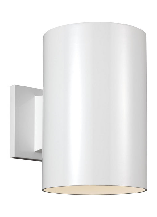 Generation Lighting - 8313901-15 - One Light Outdoor Wall Lantern - Outdoor Cylinders - White