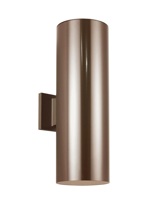 Generation Lighting - 8313902-10 - Two Light Outdoor Wall Lantern - Outdoor Cylinders - Bronze