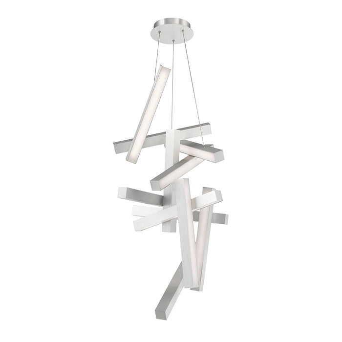 Modern Forms - PD-64849-AL - LED Chandelier - Chaos - Brushed Aluminum