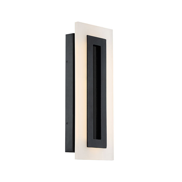 Modern Forms - WS-W46817-BK - LED Outdoor Wall Light - Shadow - Black