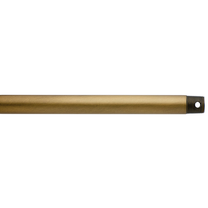 Kichler - 360001NBR - Fan Down Rod 18 Inch - Accessory - Natural Brass