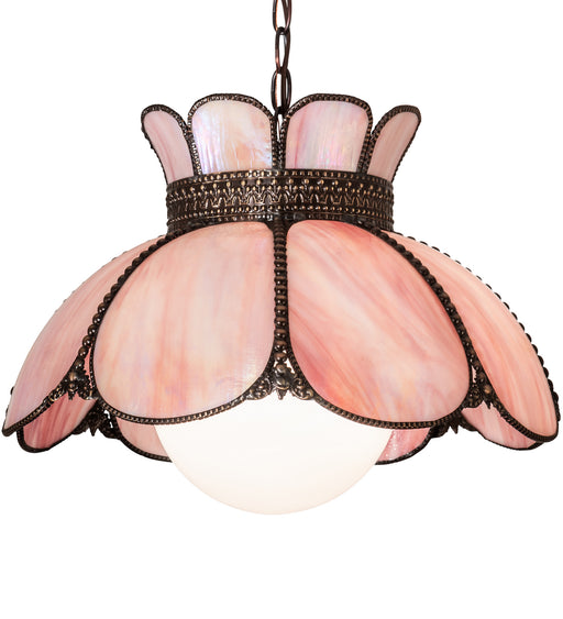 Meyda Tiffany - 210544 - One Light Pendant - Anabelle - Craftsman Brown,Mahogany Bronze