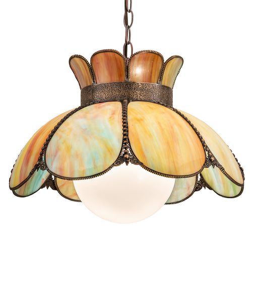 Meyda Tiffany - 210560 - One Light Pendant - Anabelle - Craftsman Brown,Mahogany Bronze